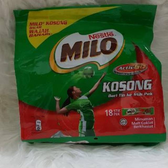 Milo kosong malaysia go 18stik
