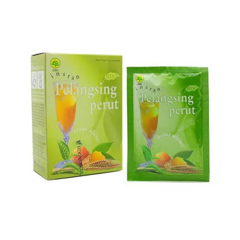 

Jamu instan Pelangsing Perut Sidomuncul isi 5 sachet