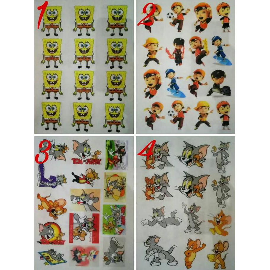Diskon Termurah Kain Flanel Motif Printing Gambar Kartun Karakter Lucu Bahan Kerajinan Pengiriman Shopee Indonesia
