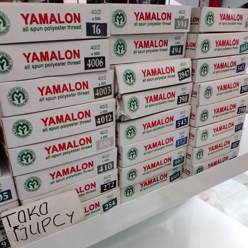 Benang jahit Yamalon Abu abu 12 biji