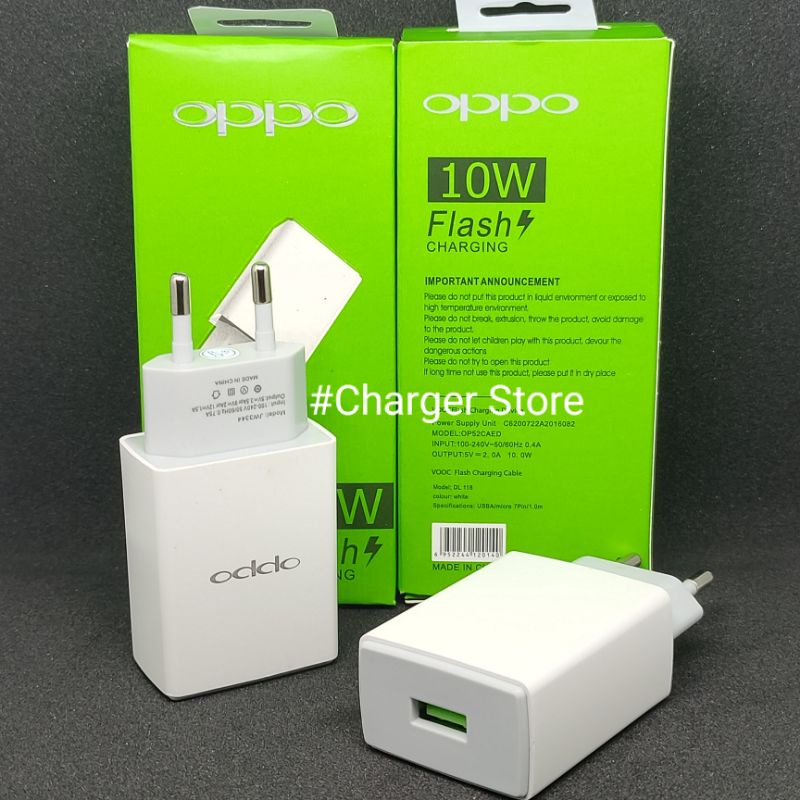 Adaptor Batok Charger Oppo 10W 2A Fast Charging ORIGINAL