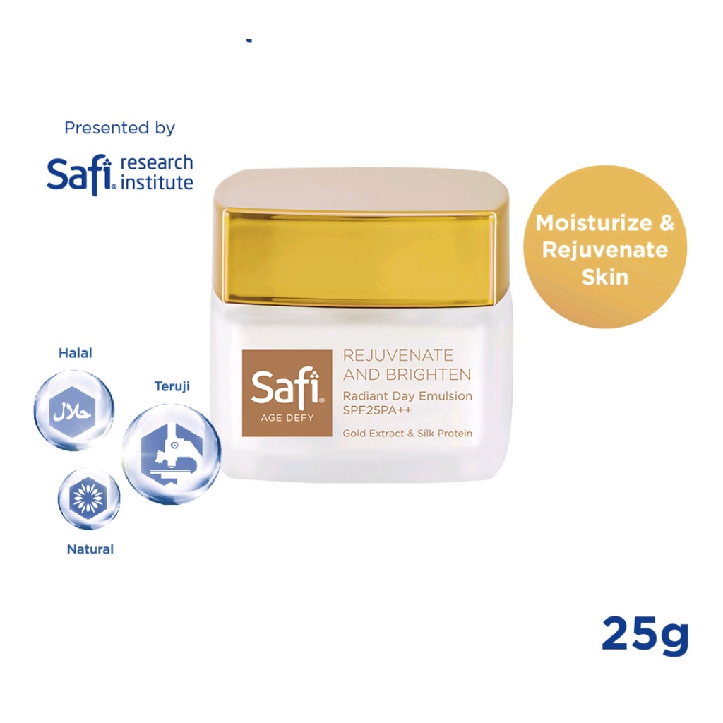 Safi Age Defy Anti Aging Radiant Day Emulsion Cream SPF25 25gr - Wajah