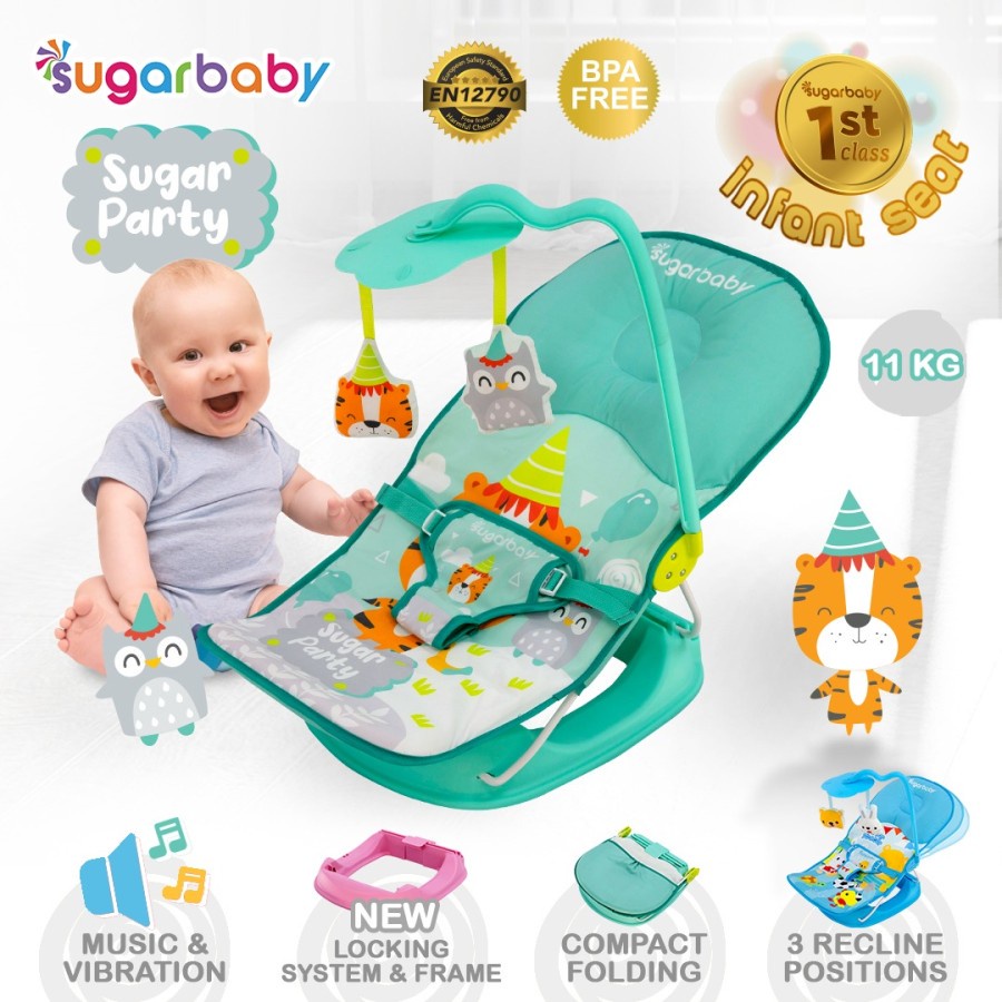 Sugar Baby Infant Seat FREE BUBBLEWRAP