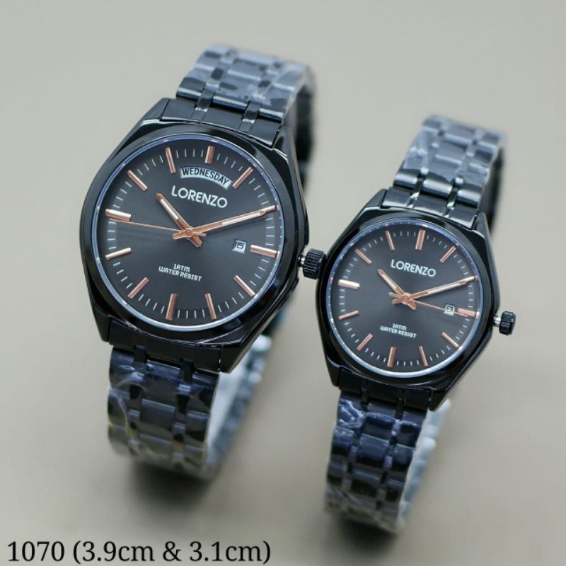 JAM TANGAN LORENZO COUPLE 1070 ORIGINAL