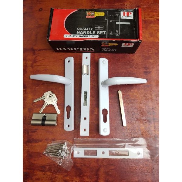 Handle pintu almunium body kecil merk Hampton