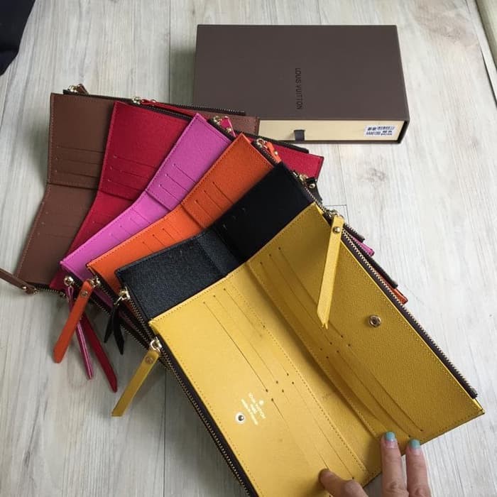 KUALITAS BAGUS DOMPET LV ADELE LONG WALLET UK 20 X 10CM MUAT 12CARD FREE BOX FREE ONGKIR..