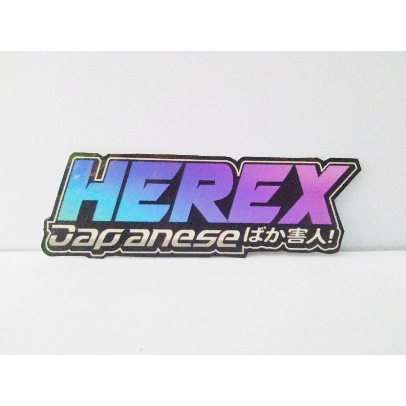 

STIKER HEREX JAPANESE - minim order 10pcs (pilihan bebas/acak)