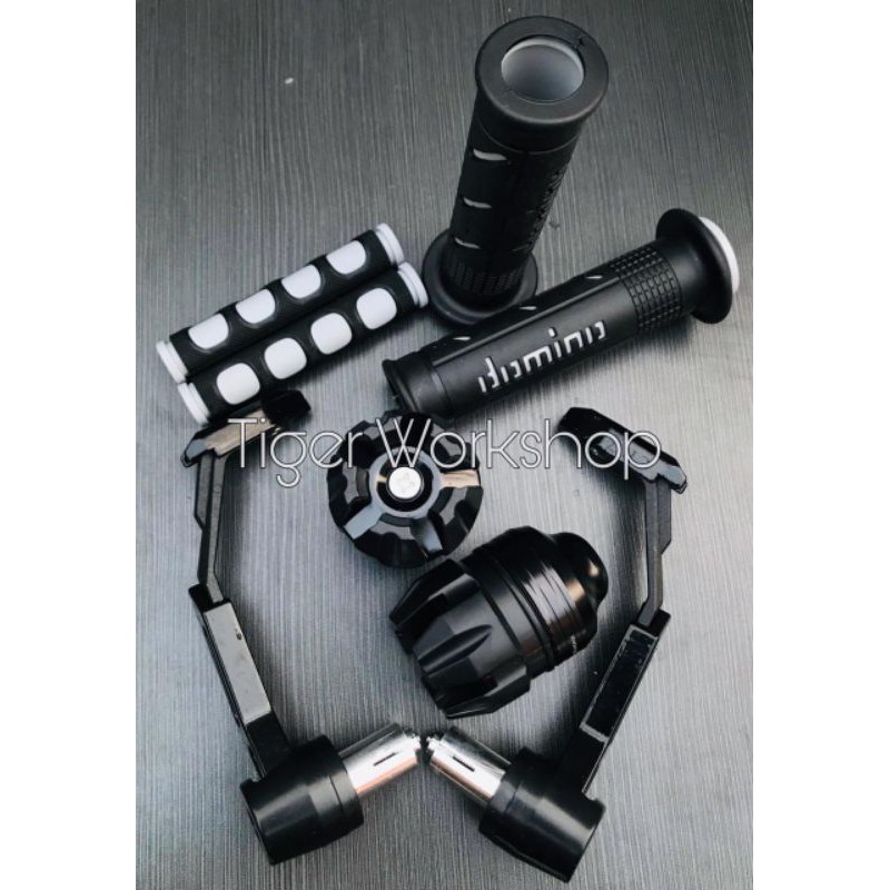 Paket 4in1 Proguard Robot Handgrip Jalu As Karet Handle Universal Semua Motor