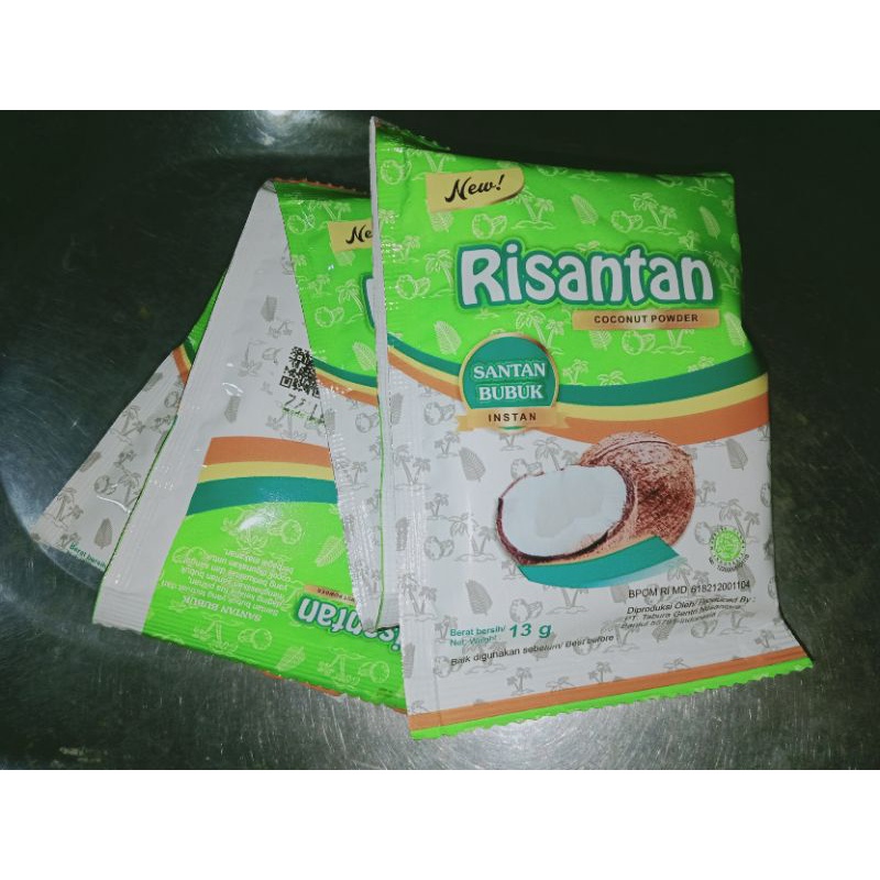 RISANTAN SANTAN BUBUK COCONUT POWDER ( 13 GR X 5 PCS )