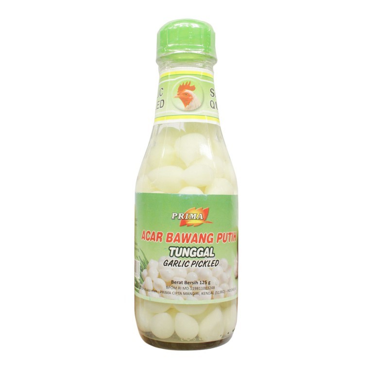 

Prima Acar Bawang Putih 125 gram / Garlic Pickled