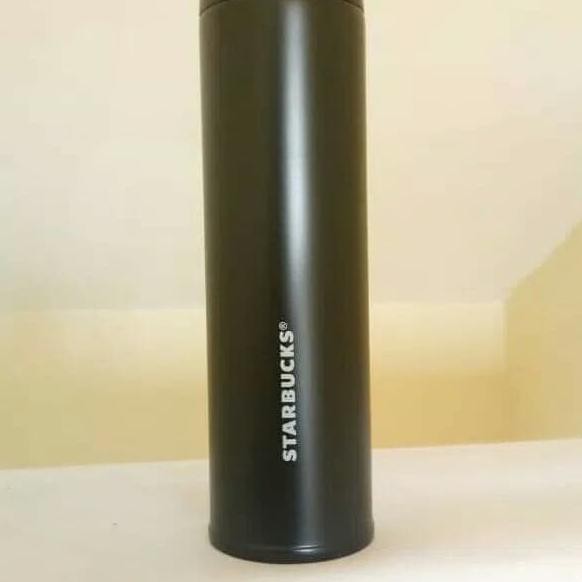 Termos stainless Starbucks / botol minum karakter untuk air panas - Putih UVL