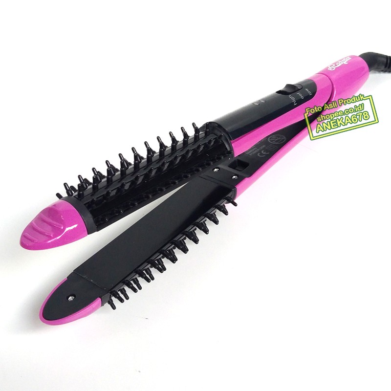 LADYSTAR LS 078 CATOKAN BLOW ALAT CATOK RAMBUT LURUS 2in1 2 In 1 KERITING WAVE SISIR