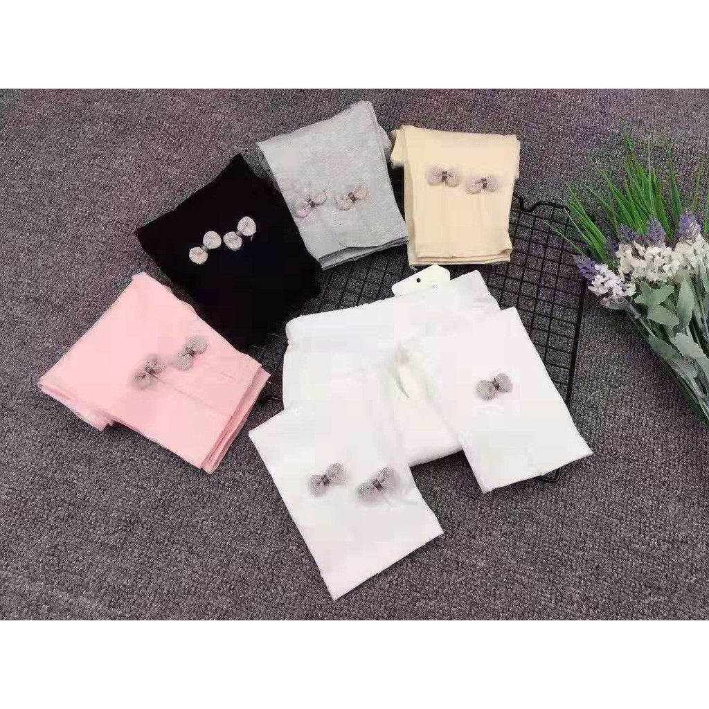 Celana Legging Anak Perempuan Lucu 3bulan - 2Tahun-pita dua