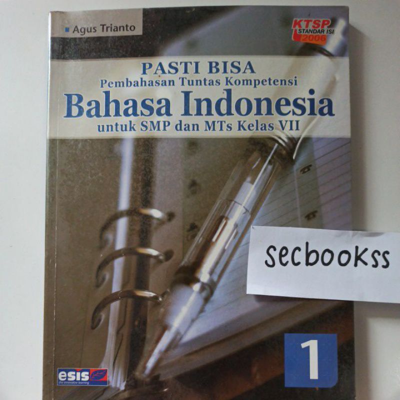 

Buku PASTI BISA pembahasan tuntas kompetensi Bahasa Indonesia