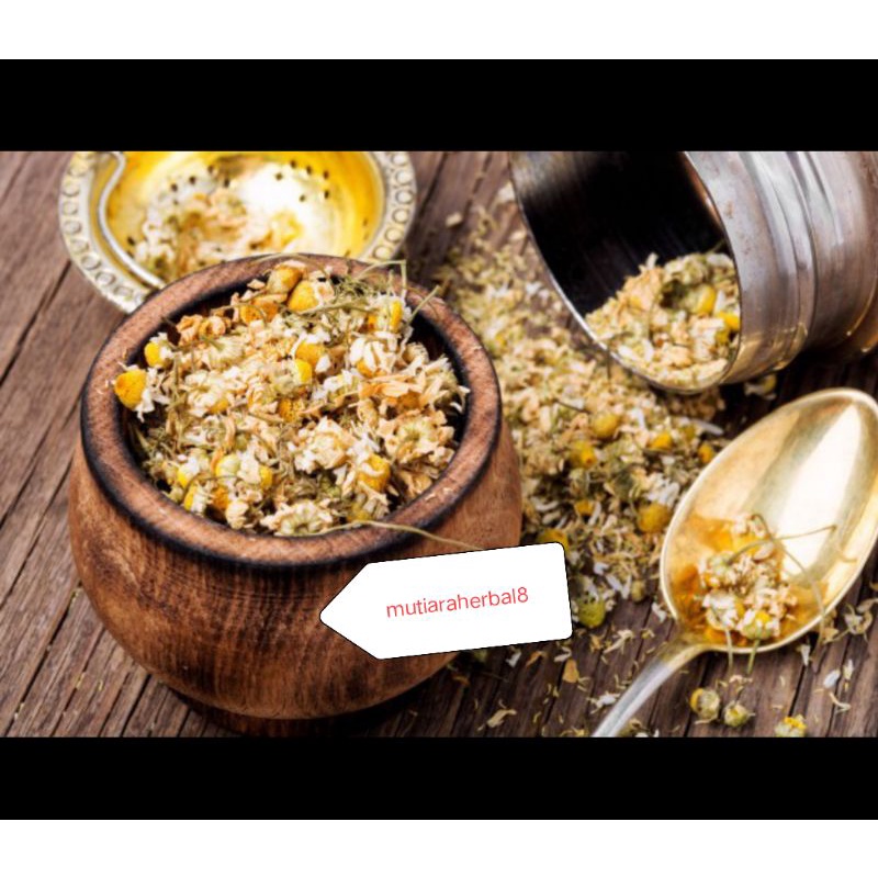 

Bunga Teh Chamomile premium ( import ) teh detox 50gr