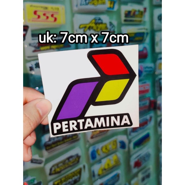 sticker printing LOGO PERTAMINA