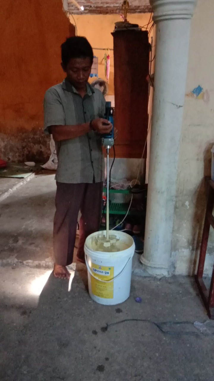 Mesin Pengaduk Cat Mixer Saw Dqu02-160 Dongcheng Dqu02-160