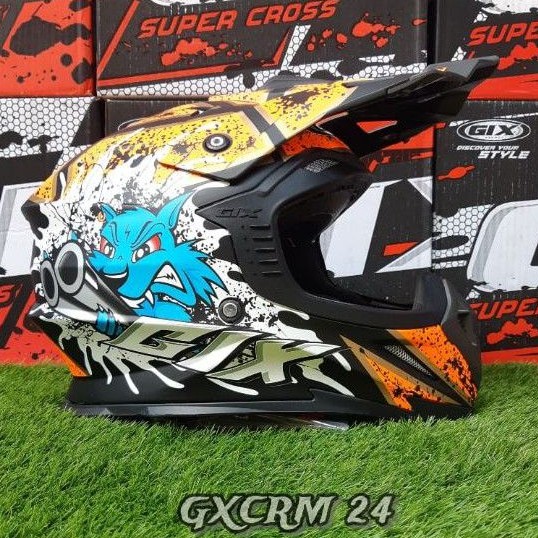 HELM CROSS - GIX Motif Wolf