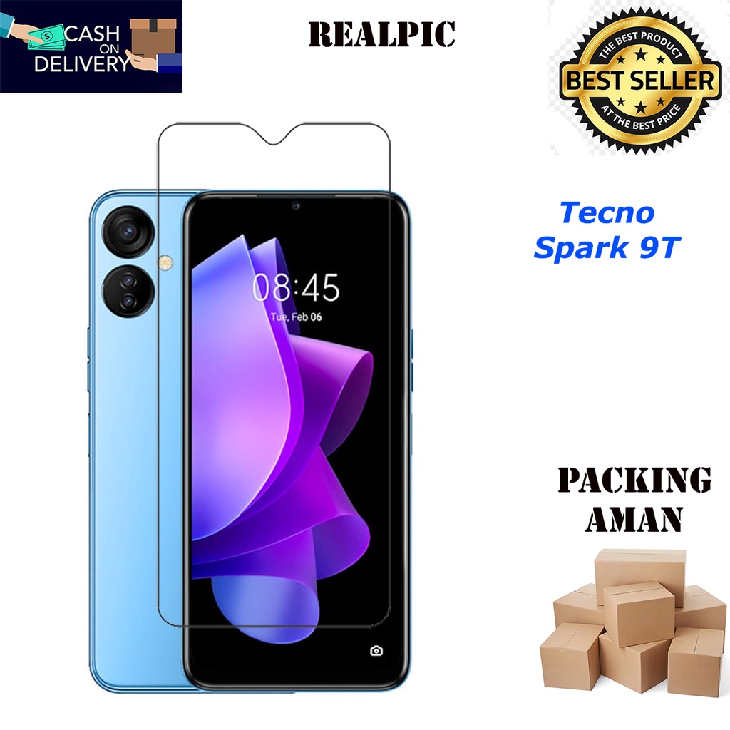 Tempered Glass Tecno Spark 9T Screen Protector Anti Gores