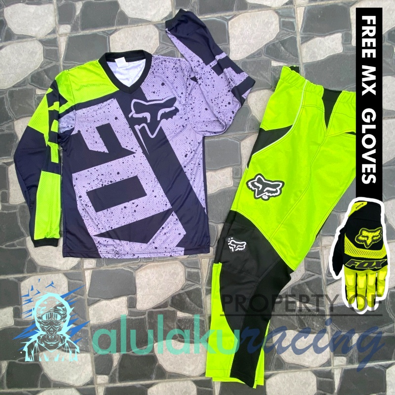 Jersey &amp; Celana MX Trail Motocross - Paket Bundling FOCT0304-F44