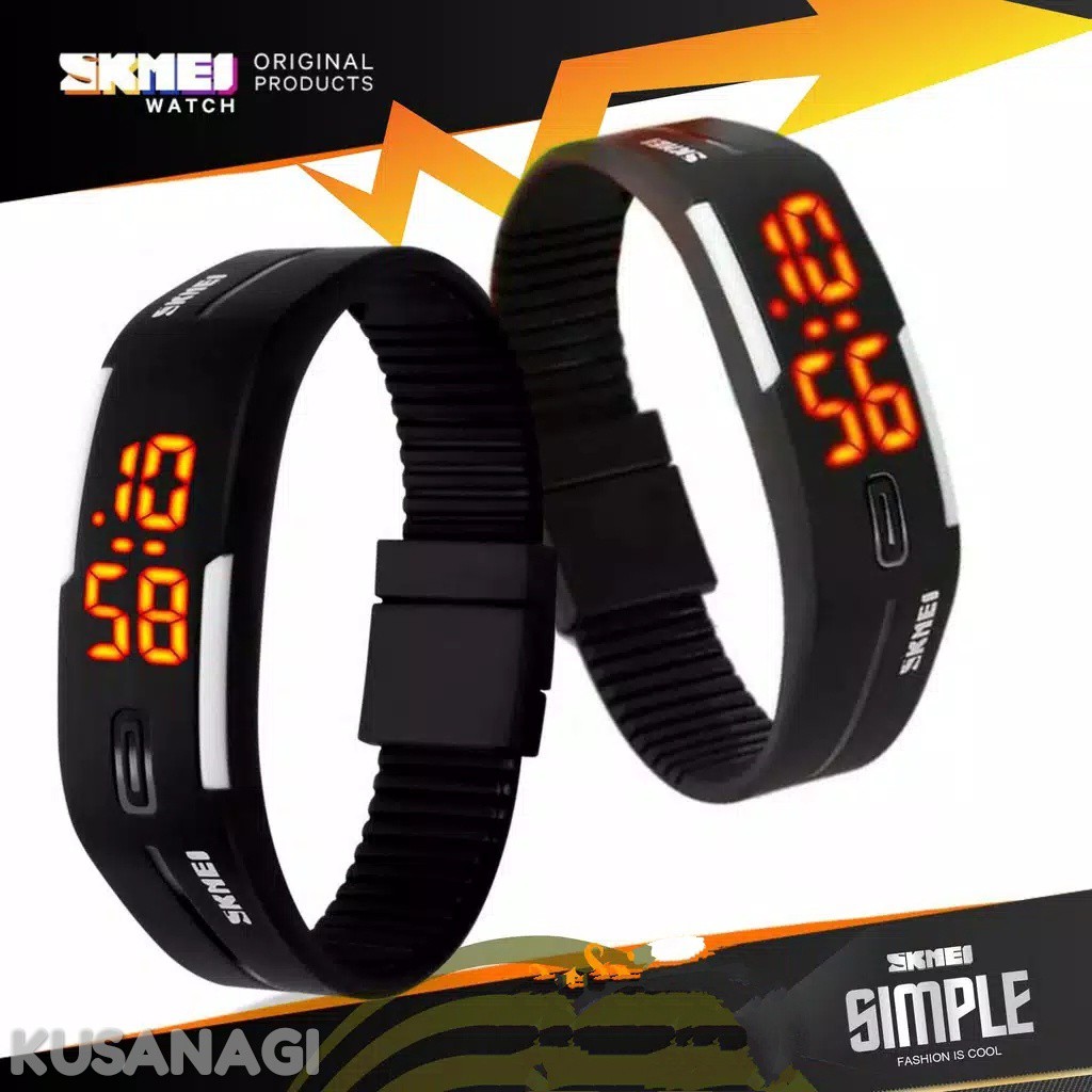 VGKG SKMEI Wristband Jam Gelang LED - 1099A Jam Tangan Pria Tahan Air jam tangan led anti air A99