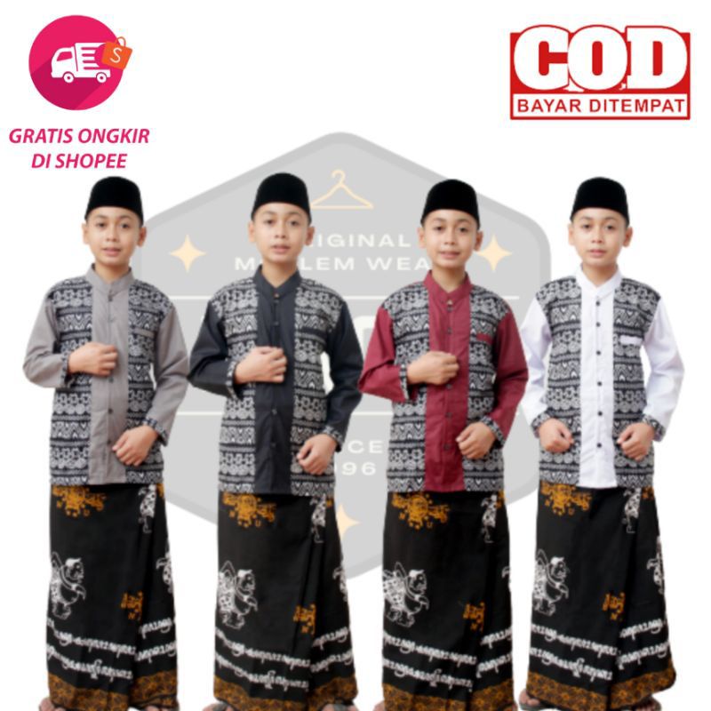 Baju Koko Kurta Lengan Panjang Anak Remaja Usia SMP 10-15 Tahun / Koko Anak Casual Premium Terbaru