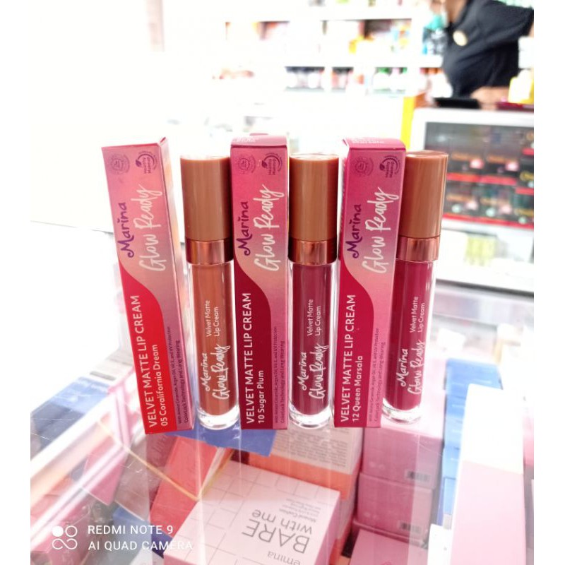 Marina glow ready Velvet Matte Lip Cream