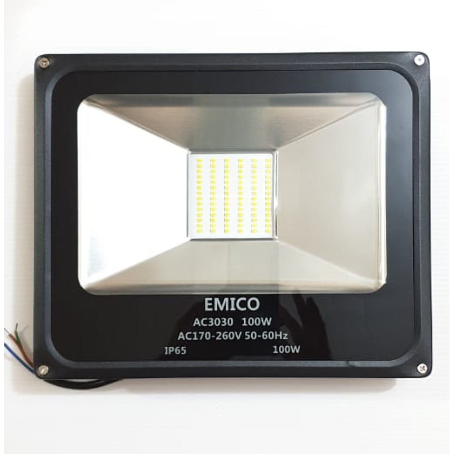 EMC Cahaya Kuning 100w Kap Sorot Led / Tembak / Panggung / Outdoor / Taman / Lapangan