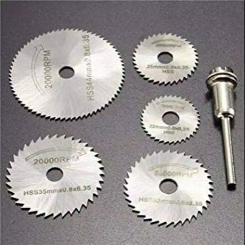 Mata Gergaji Mini Grinder Gerinda / HSS Saw Blade - 22/25/32/35/44 mm - 5 PCS