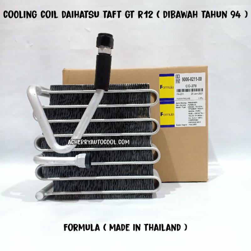 Evaporator / Cooling Coil Daihatsu Taft GT R12 Merk Formula