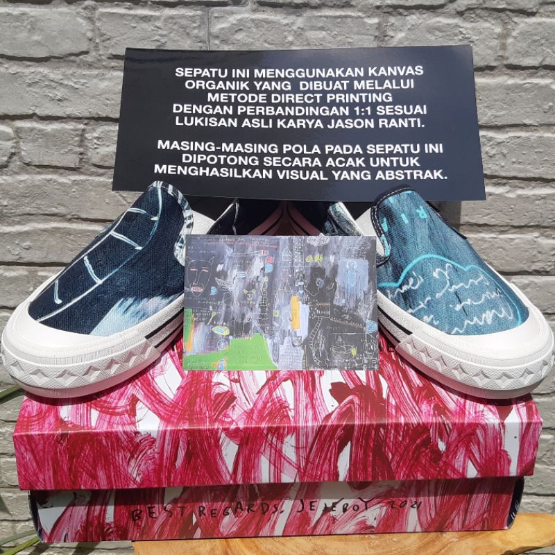 SEPATU COMPASS X JASON RANTI - ARTWORK 1 - LIMITED EDITION