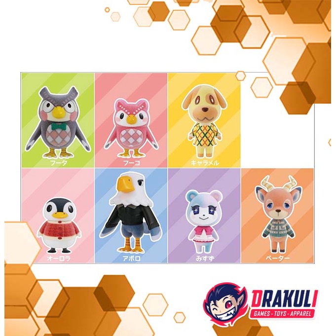 Toys BANDAI Animal Crossing New Horizons Friends Doll Vol. 3 (Set of 7)