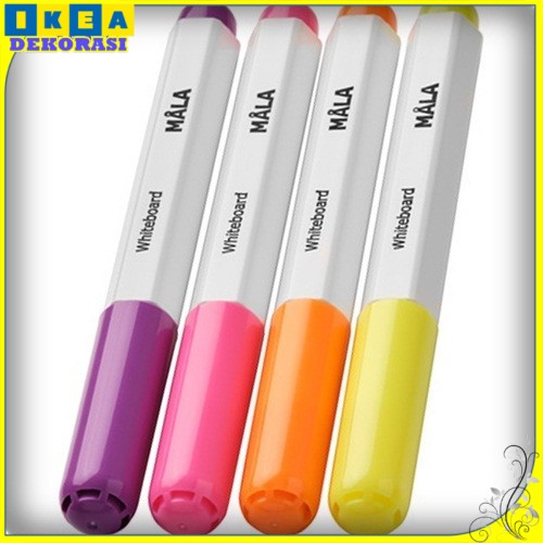 

Alat Tulis Spidol Warna Untuk papan tulis warna campur 4 Pcs