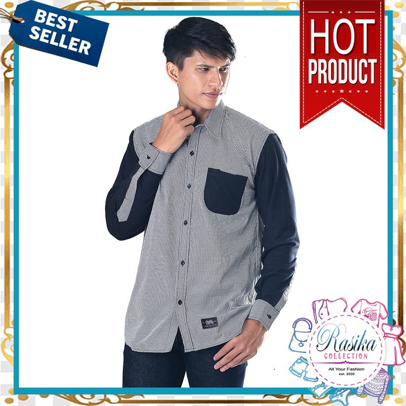 Pakaian Kemeja - Kemeja Casual - executive kantor - Pria SCR 377