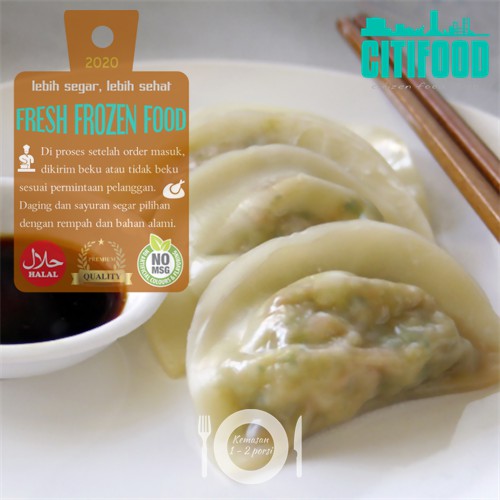 

Vegan Jiaozi Dumplings | Pangsit Jaozi Sayuran | Frozen