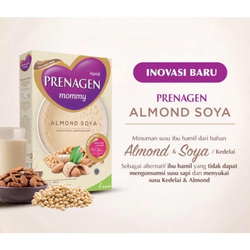 Prenagen mommy almond soya 200 gram ( susu hamil kaya nutrisi )