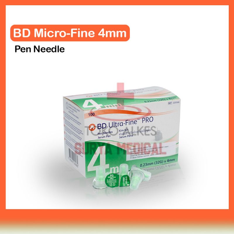 BD Ultra-Fine Insulin Pen Needles | Jarum Insulin Box isi 100pcs