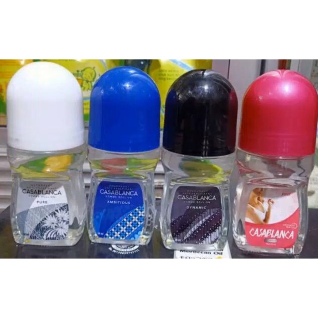 Casablanca Deodorant Roll On 50 ml Untuk Pria dan Wanita