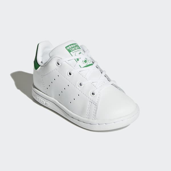SEPATU ANAK ADIDAS STAN SMITH WHITE GREEN ORIGINAL BNIB (BB2998)