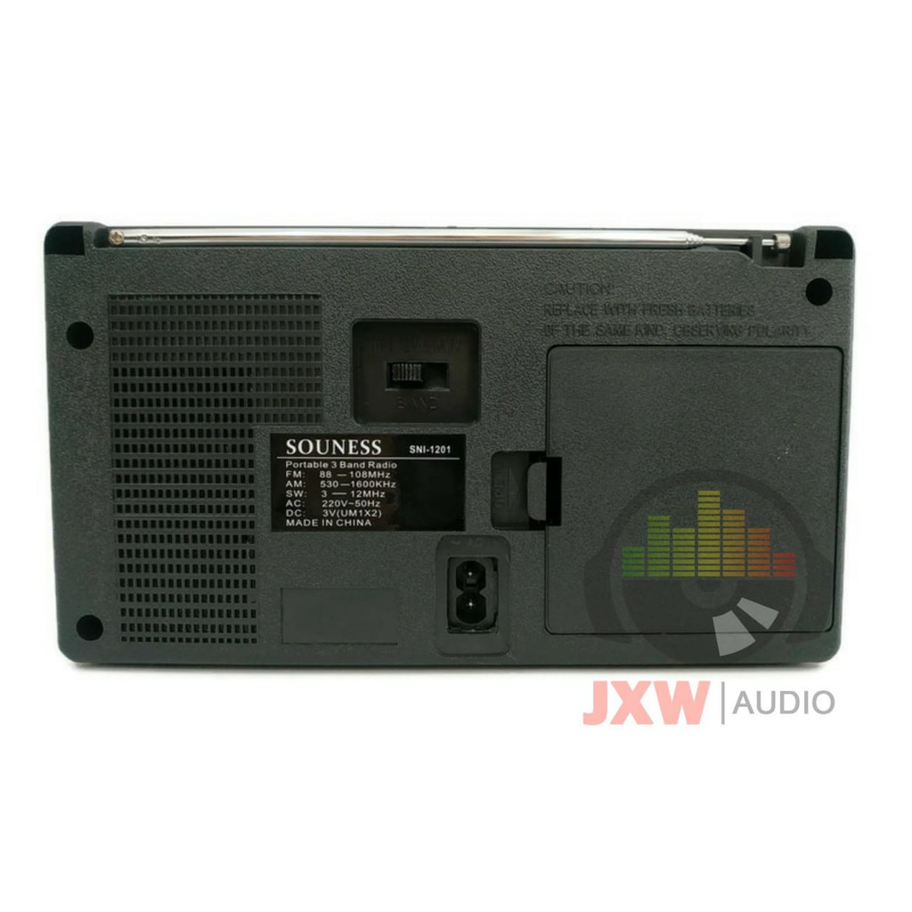 RADIO PORTABLE MURAH SOUNESS SNI 1201 / RADIO INTERNASIONAL SNI-1201 / RADIO JADUL 1201