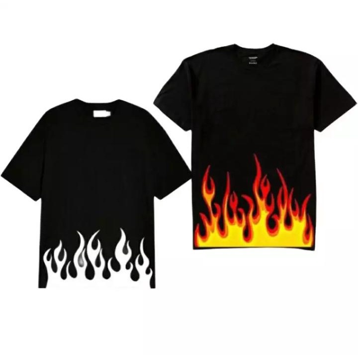 Baju Kaos Api Pria Baju Anak Api Kaos Motif Api Pria Terbaru Dan Murah Kaos Api Kaos motif terbakar 