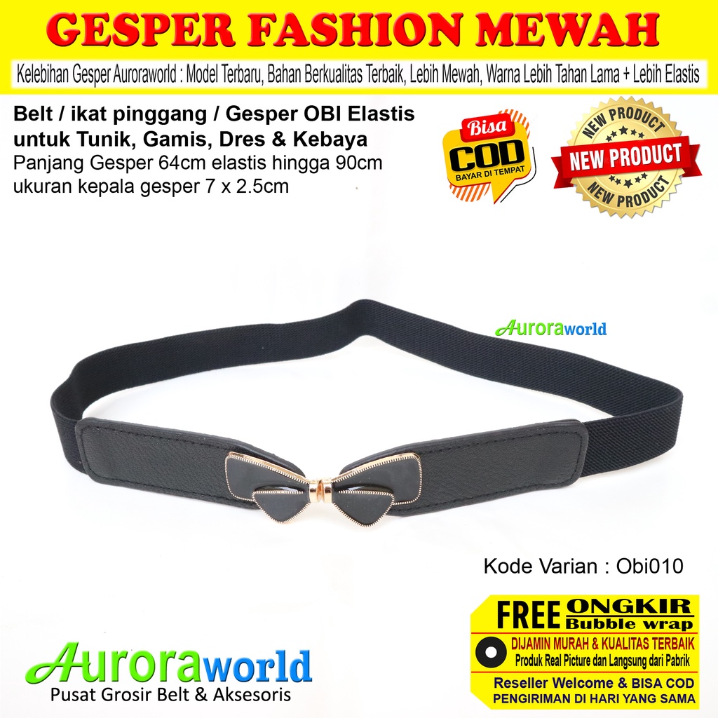 AURORAWORLD Belt OBI perempuan terbaru Gesper cewek ikat Pinggang elastis wanita Sabuk Mewah Korea untuk Dress Tunik Gaun Terbaru bisa COD