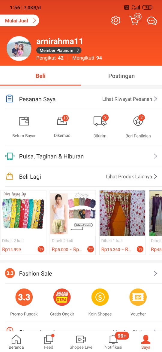 Jemuran Baju Alumunium Silver