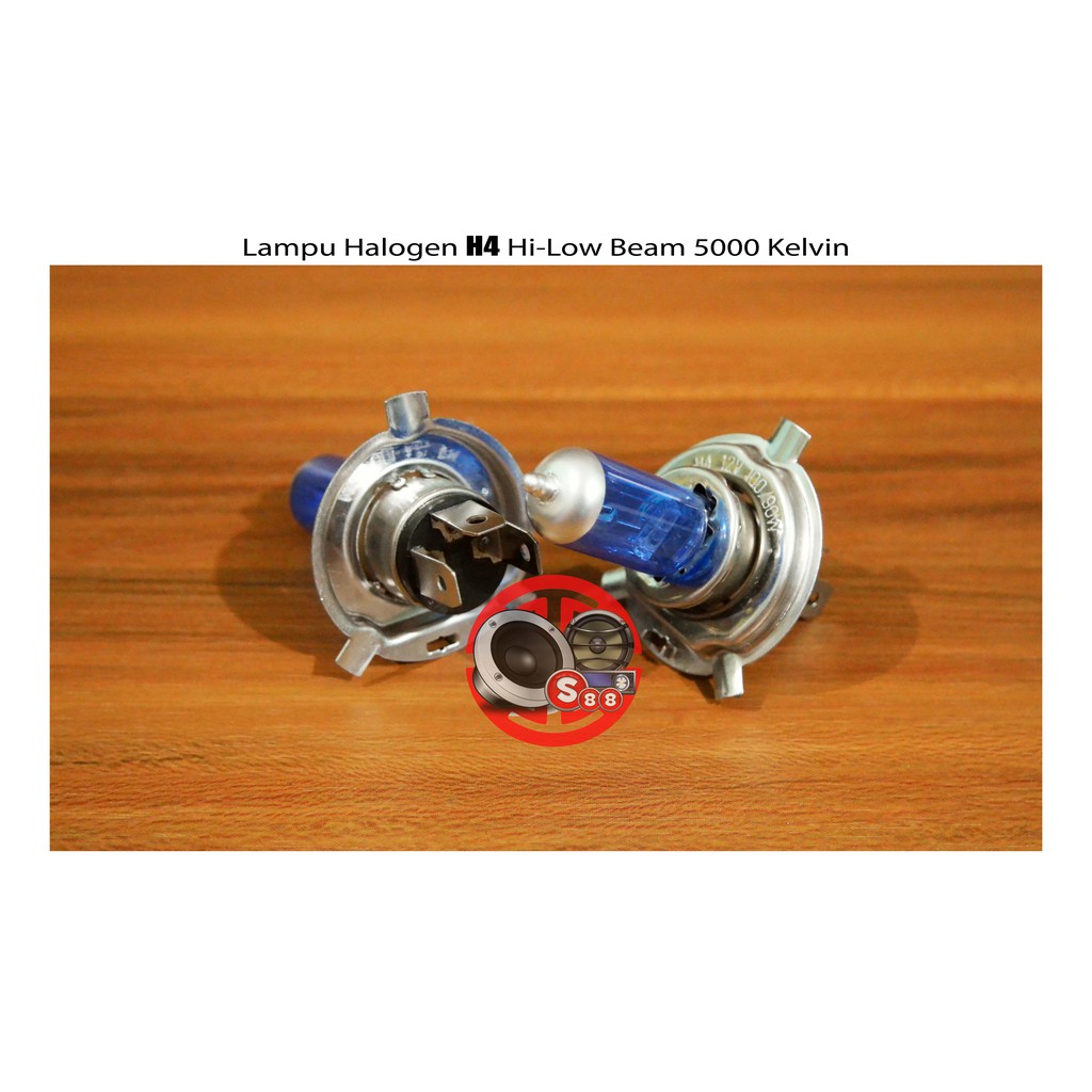 Lampu Halogen H4 5000K 12V 100/90Watt