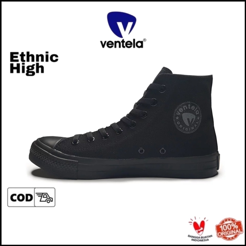 Ventela Ethnic High All Black [OFFICIAL]