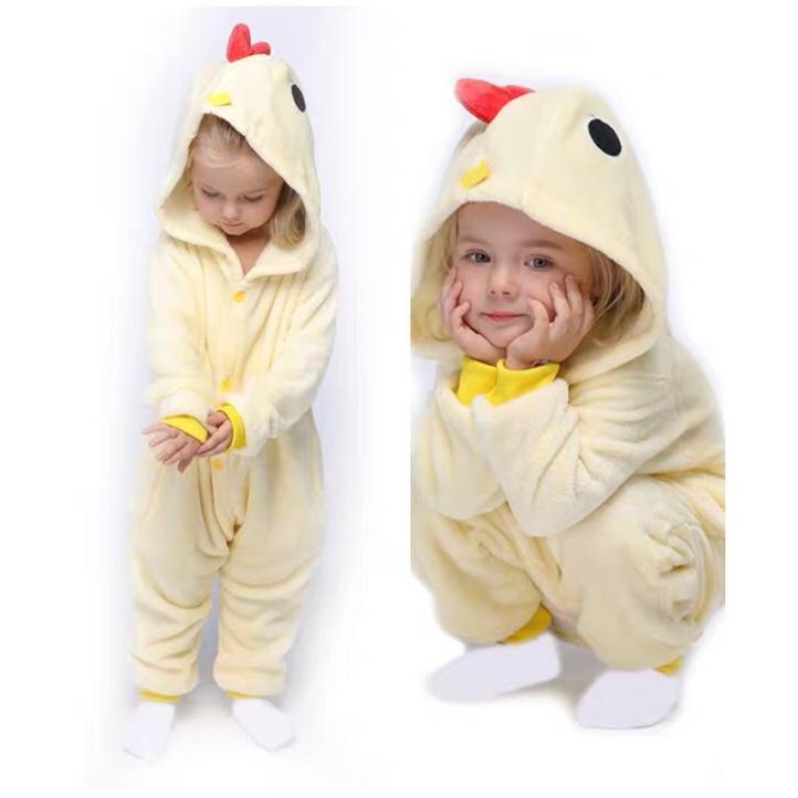 BAJU ONESIE BONEKA AYAM CHICKEN DUCK BEBEK PIYAMA KOSTUM