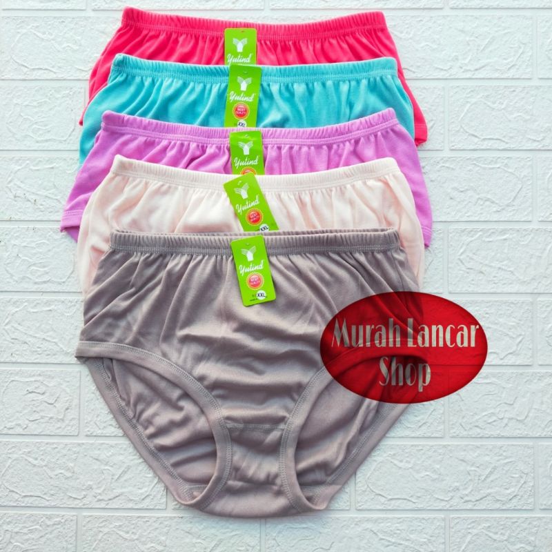 Cd Wanita Jumbo Yutind 047 | Celana Dalam Wanita Dewasa  Bahan Katun Ukuran Besar