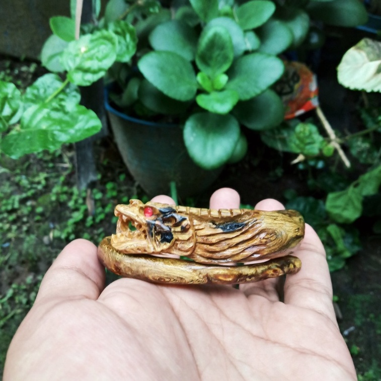 Gelang Akar Bahar Brahma/Bahar Batik Ukir Kepala Naga