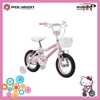  Polygon  Hello  Kitty  12  Sepeda  Anak  Shopee Indonesia