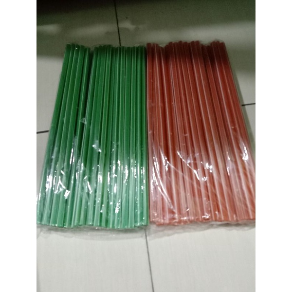 sedotan plastik / sedotan es